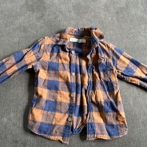 Zara boys flannel 18-24 months